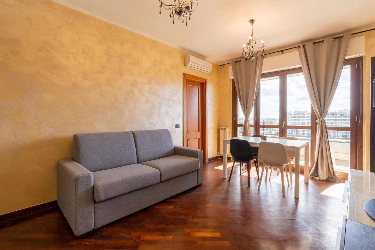 Apartamento Perugino'S Peaceful Sky Terrace Ponte Galeria Exterior foto